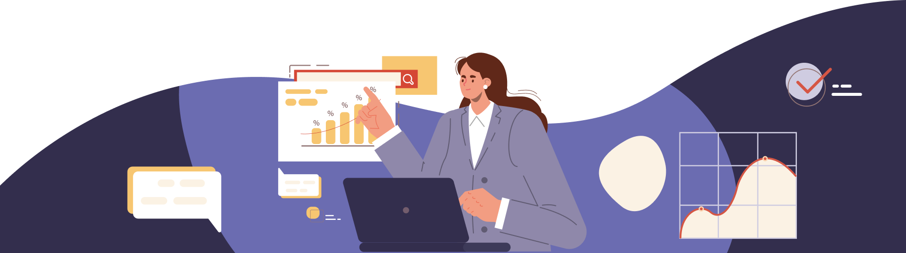 務實生活派插圖